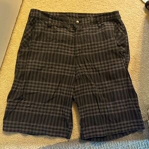 Lululemon Men's Kahuna Shorts Cotton Gray Blue Size 34